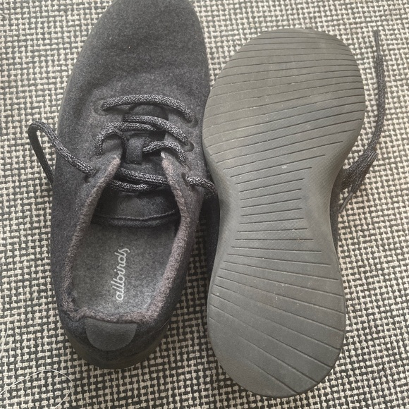 ALLBIRDS Men’s Natural Black Merino Wool Runners Everyday Athletic Sneakers - Picture 1 of 1